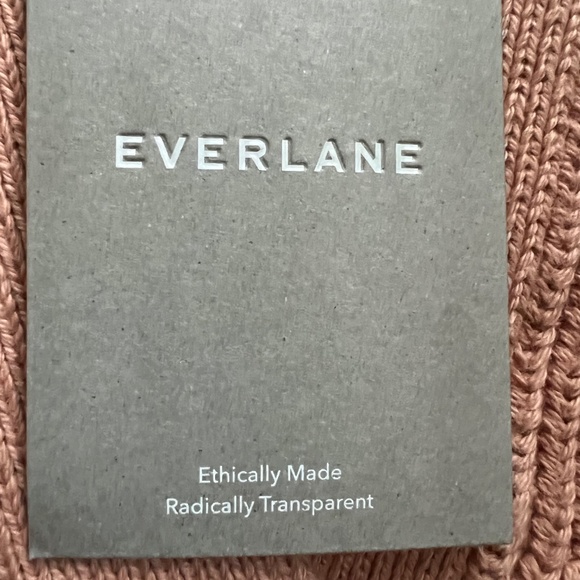 Everlane Blush Pink /terracotta /clay 100% organic cotton, NWT women’s size XS - Picture 4 of 6